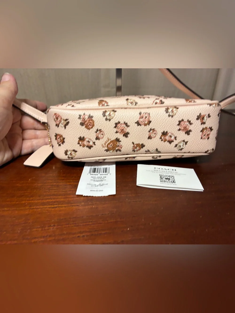 Coach Mini Jamie Floral Crossbody Bag NWT